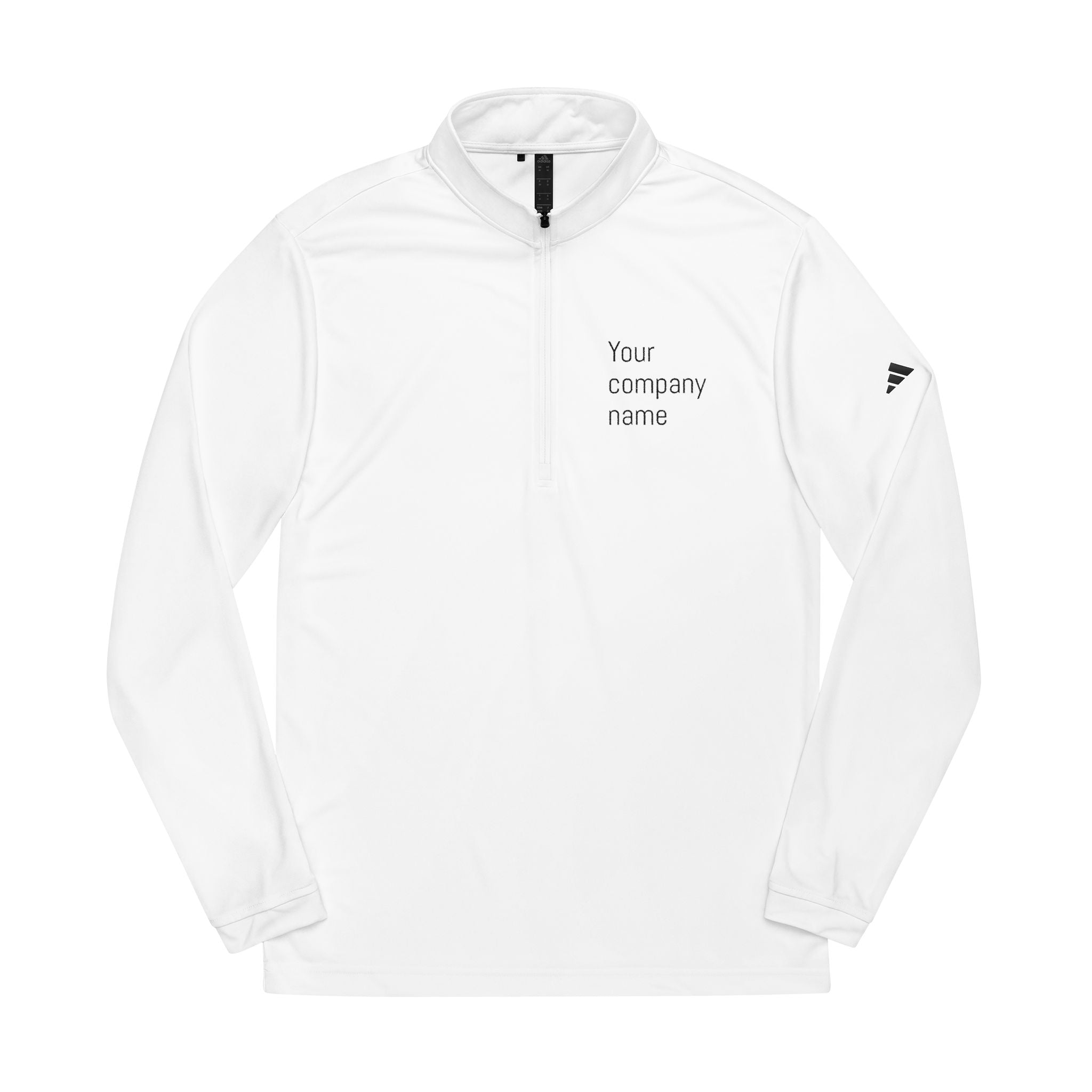 Custom Embroidered adidas® Quarter-Zip Pullover, Personalized Sportswear, Company Gifts, Team Apparel, Holiday Activewear, Outdoor Layer