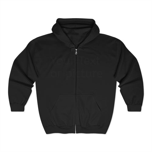 Cozy Customizable Zip Hoodie for All Occasions, Personalized Gift, Comfortable Layering, Perfect for Fall, Holiday Apparel