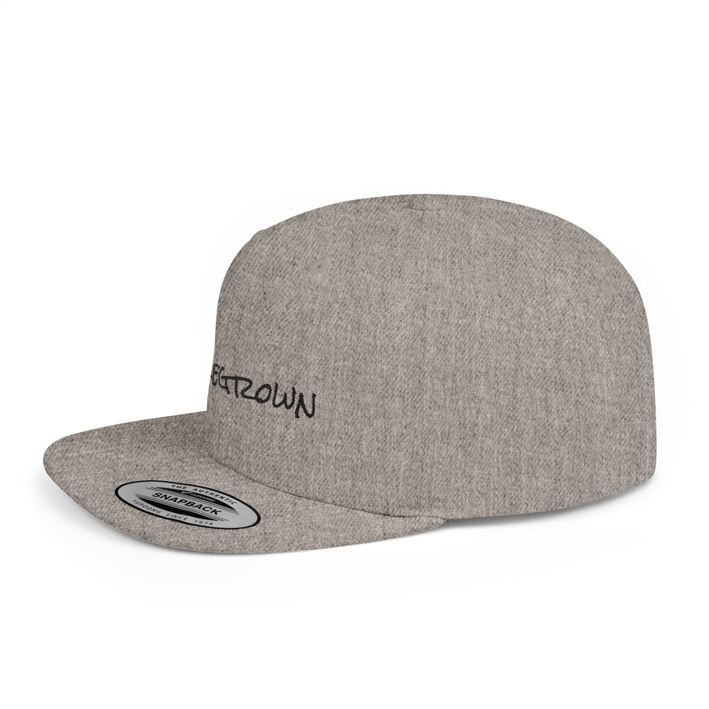 Homegrown Flat Bill Snapback Hat | Trendy Cap for Fashion Lovers | Perfect Gift for Graduations, Birthdays, and Everyday Wear