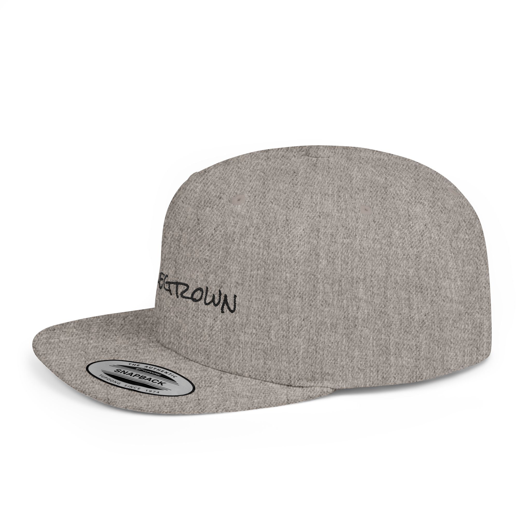 Homegrown Flat Bill Snapback Hat | Trendy Cap for Fashion Lovers | Perfect Gift for Graduations, Birthdays, and Everyday Wear