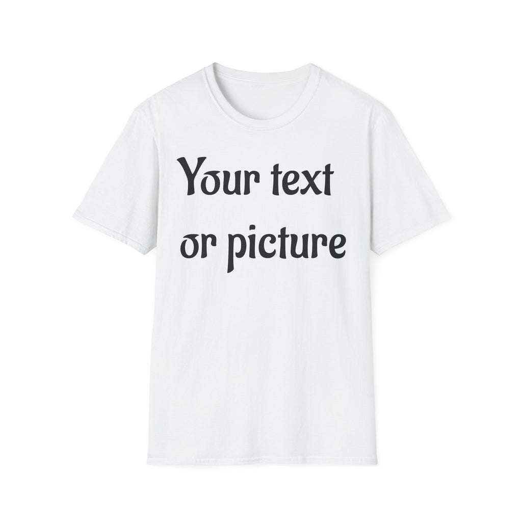Customizable Unisex Softstyle T-Shirt | Personalized Gift, Funny Tee, Family Reunion, Birthday Present, Casual Wear