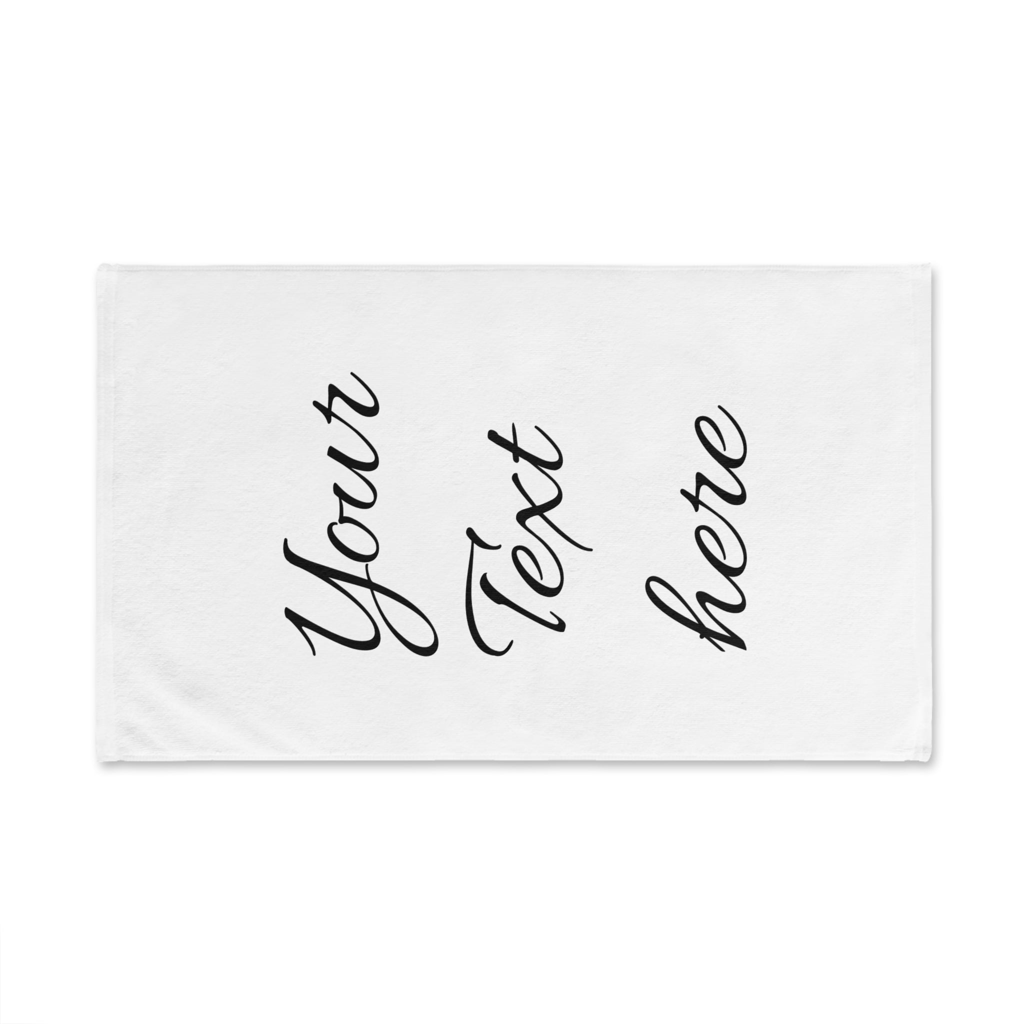 Personalized Hand Towel, Custom Text Towel, Elegant Bathroom Decor, Gift for Any Occasion, Monogrammed Towel