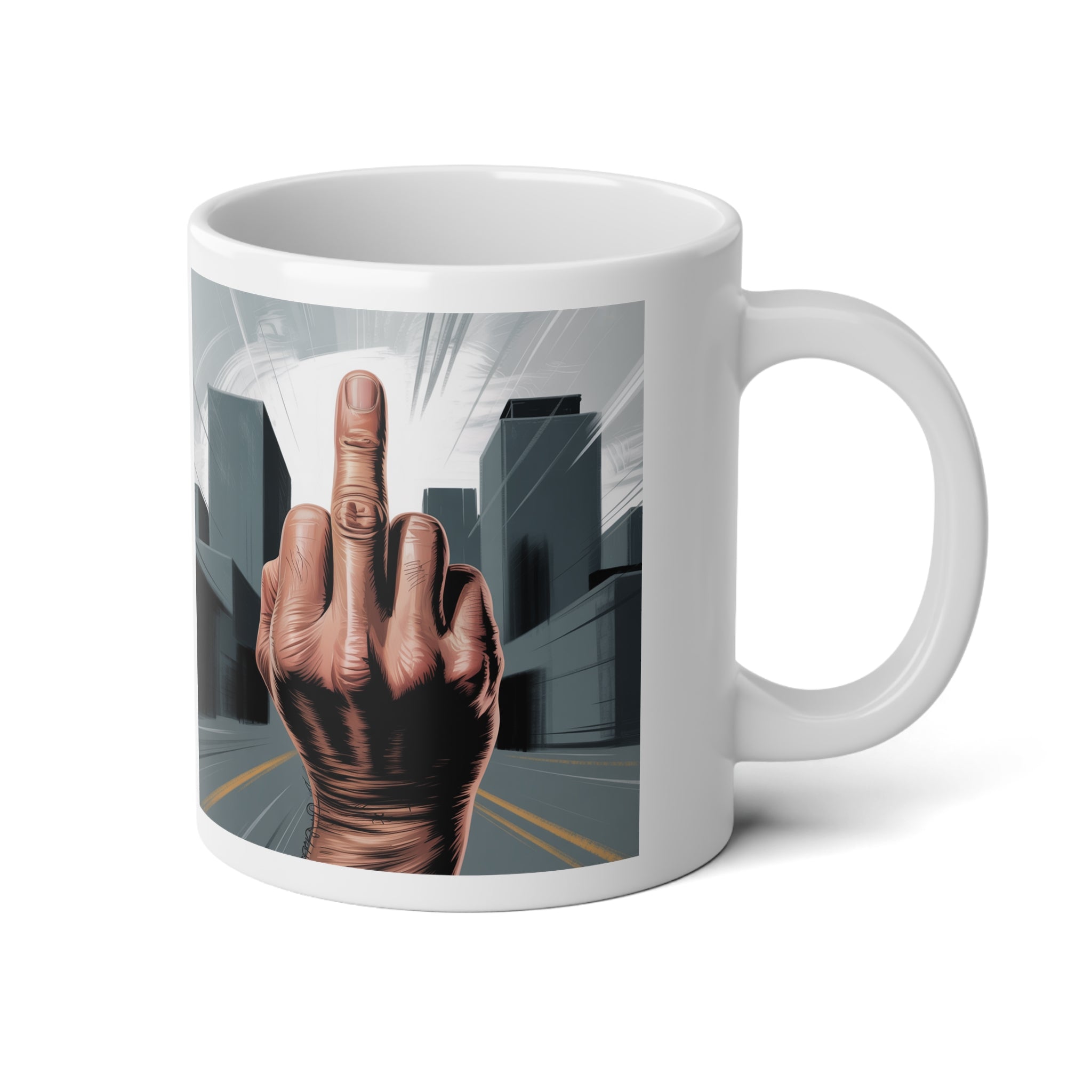 Fun Jumbo Coffee Mug - Perfect for Brew Lovers, Office Gifts, Motivational Quotes, Unique Kitchen Decor, Funny Drinkware