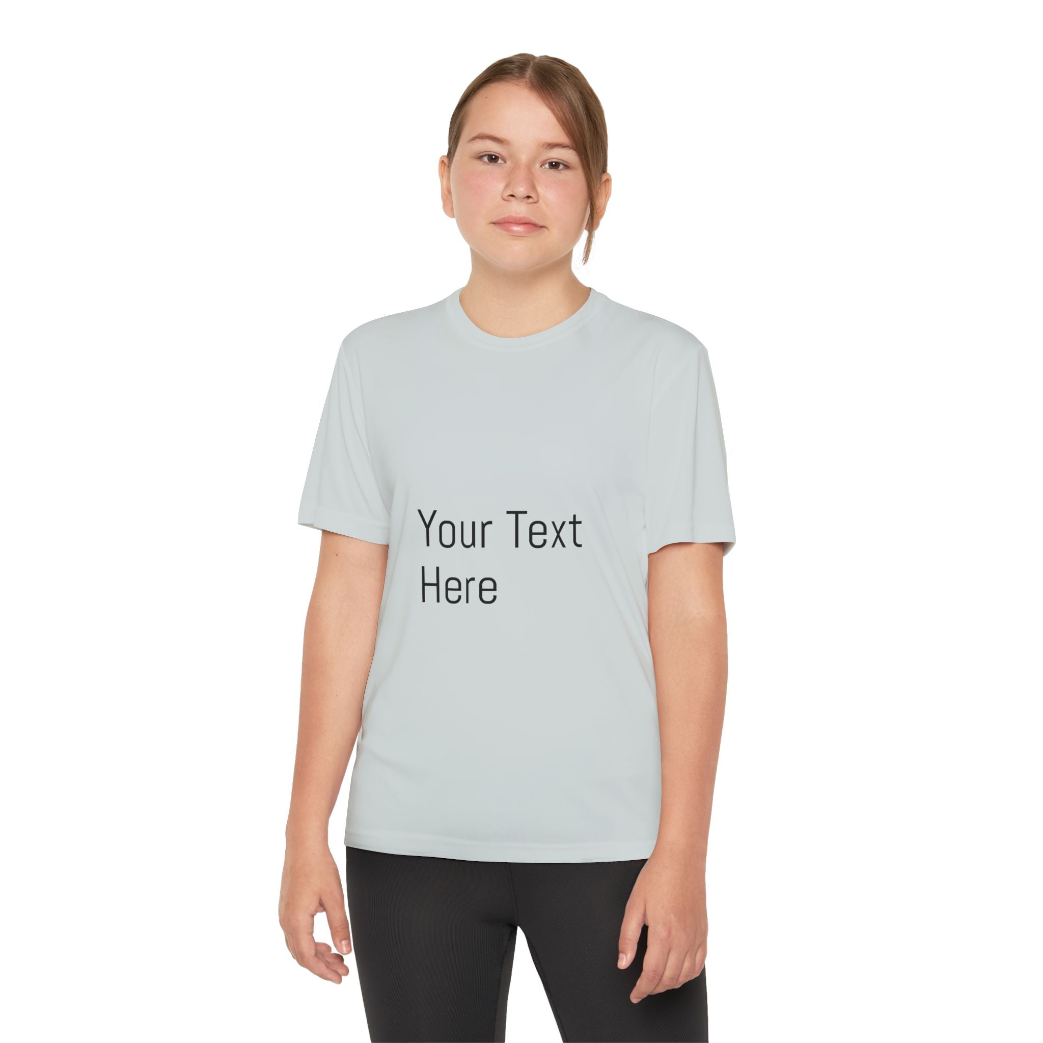 Personalized Youth Competitor Tee, Custom Sports Shirt, Kids Activewear, Birthday Gift, Team Uniform