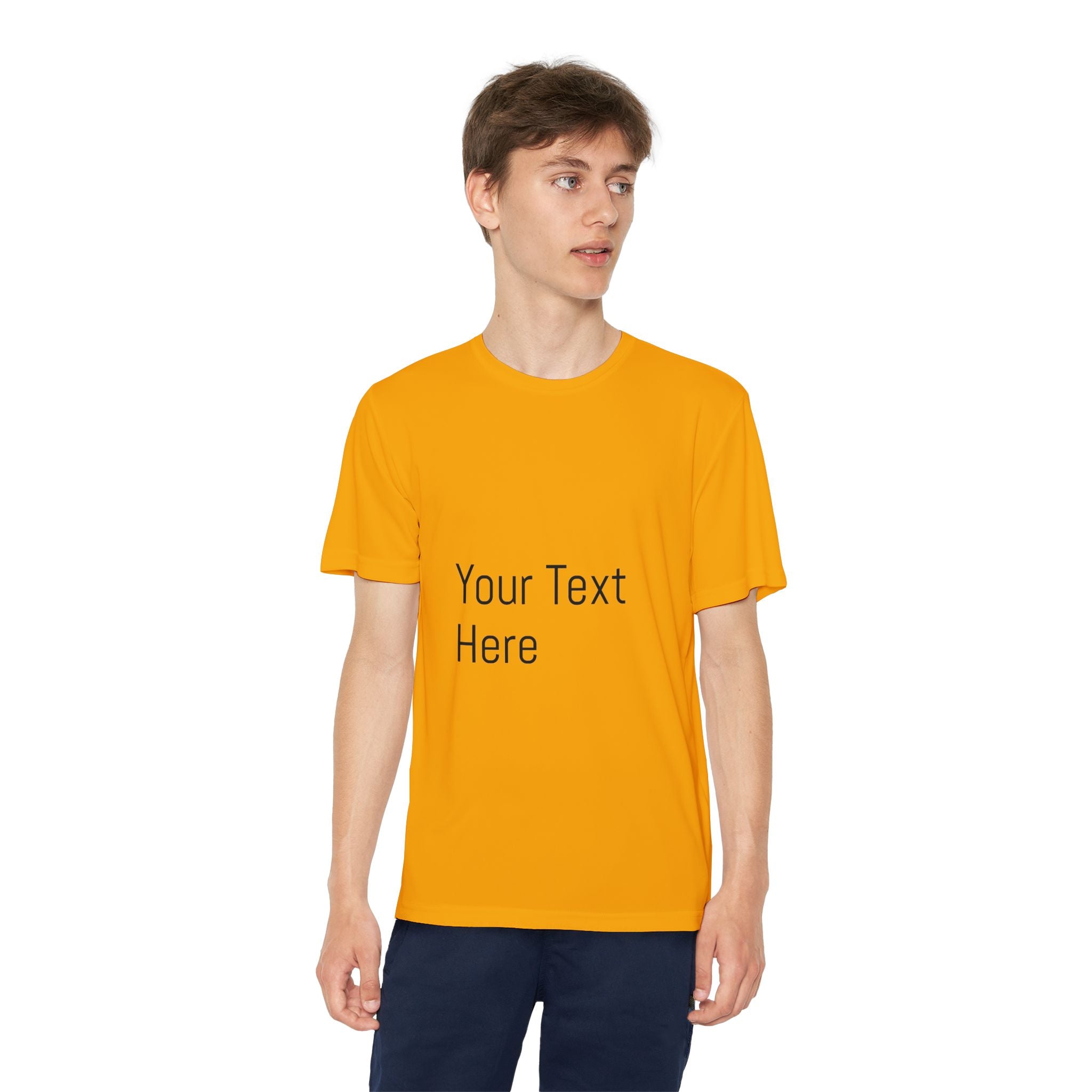 Personalized Youth Competitor Tee, Custom Sports Shirt, Kids Activewear, Birthday Gift, Team Uniform