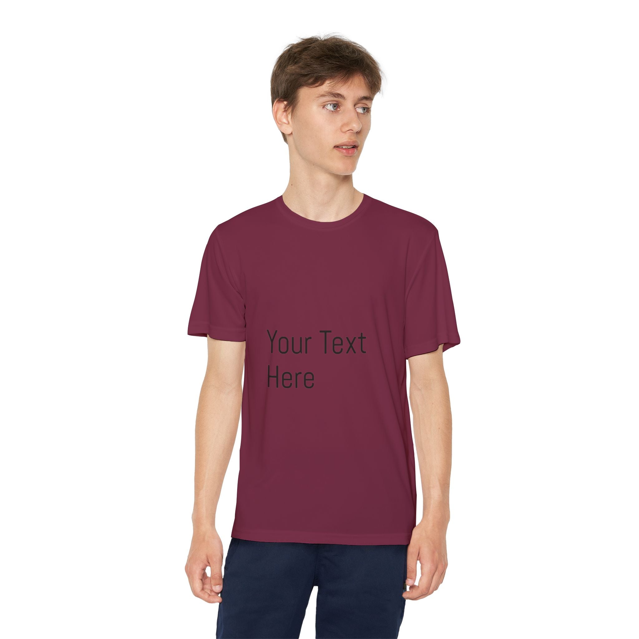 Personalized Youth Competitor Tee, Custom Sports Shirt, Kids Activewear, Birthday Gift, Team Uniform