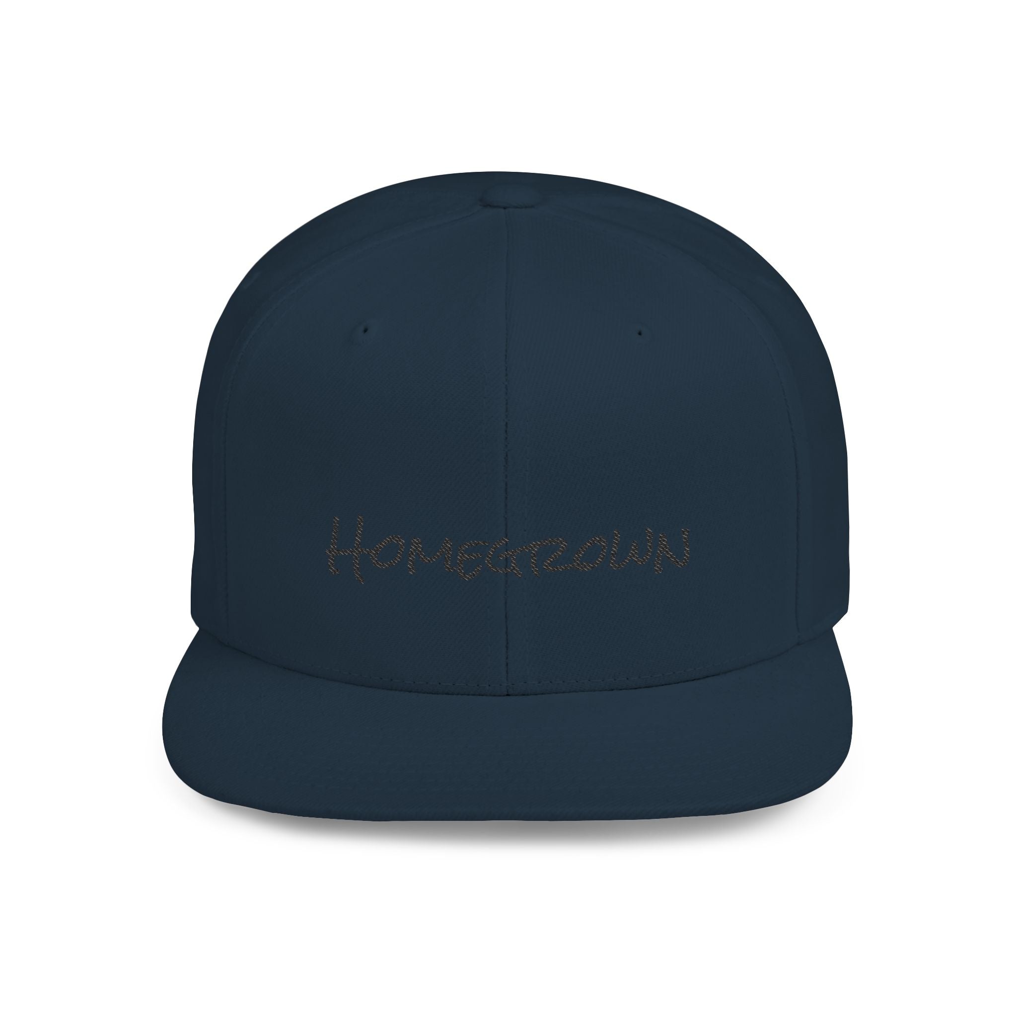 Homegrown Flat Bill Snapback Hat | Trendy Cap for Fashion Lovers | Perfect Gift for Graduations, Birthdays, and Everyday Wear