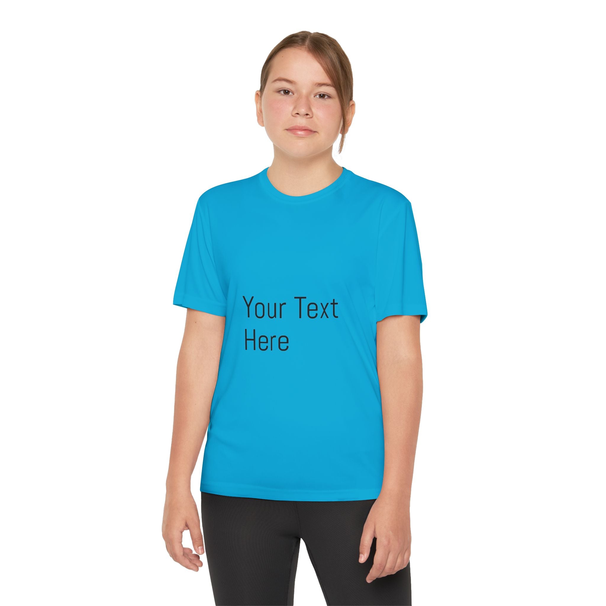 Personalized Youth Competitor Tee, Custom Sports Shirt, Kids Activewear, Birthday Gift, Team Uniform