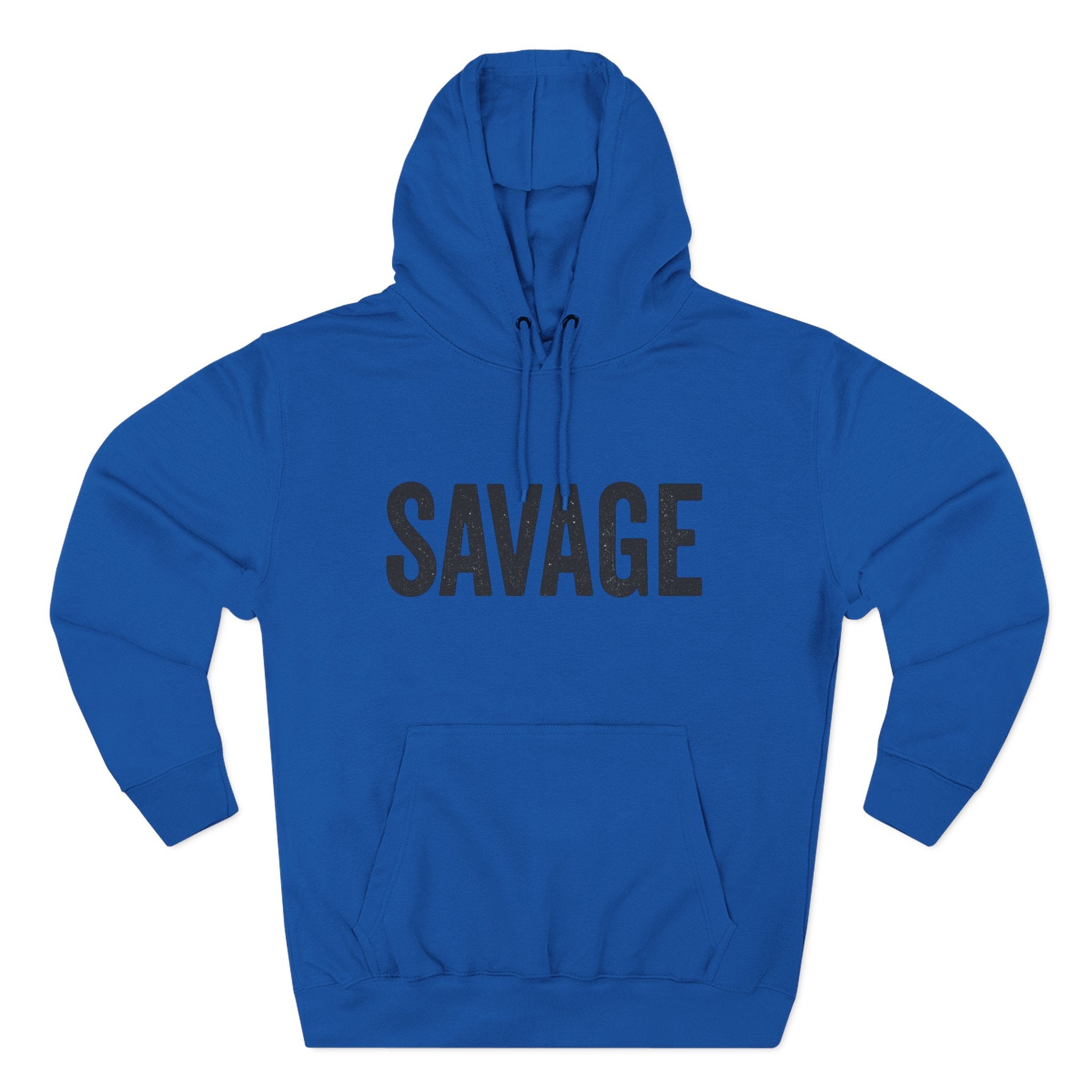 Savage Three-Panel Fleece Hoodie | Trendy Streetwear, Cozy Loungewear, Gift for Her, Unisex Fashion, Casual Outfit
