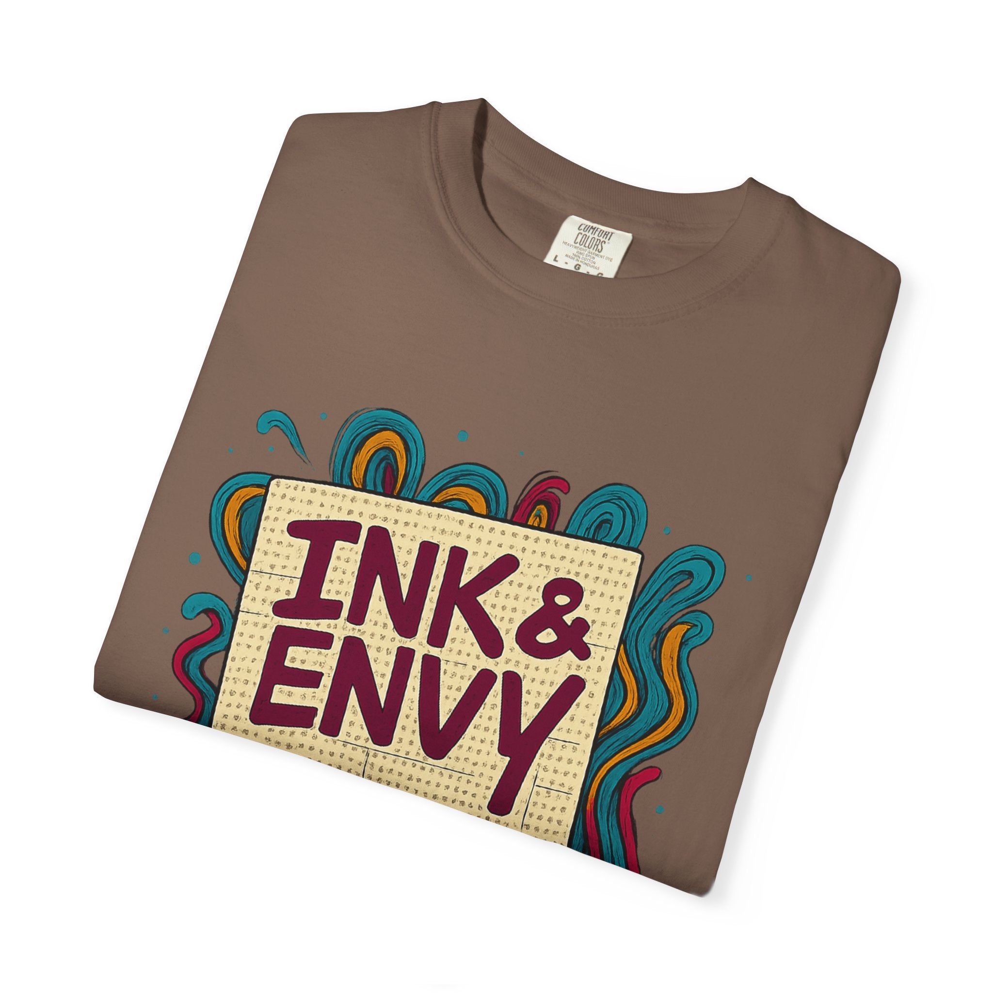 Ink & Envy T-Shirt | Colorful Graphic Tee, Unisex Apparel, Artistic Gift, Casual Wear, Creative Expression