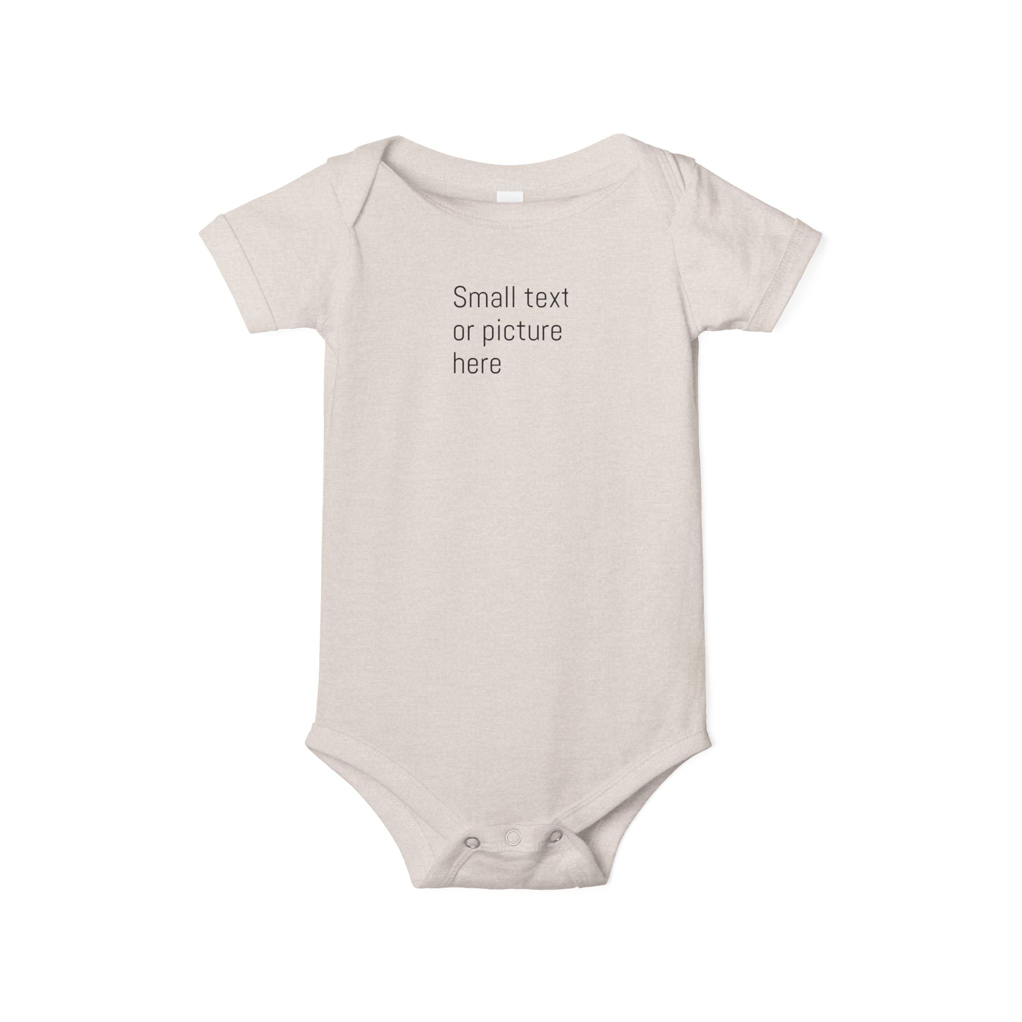 Customizable Infant Jersey One Piece, Baby Shower Gift, Cute Baby Outfit, Personalized Onesie, Newborn Clothing, Special Occasion Apparel