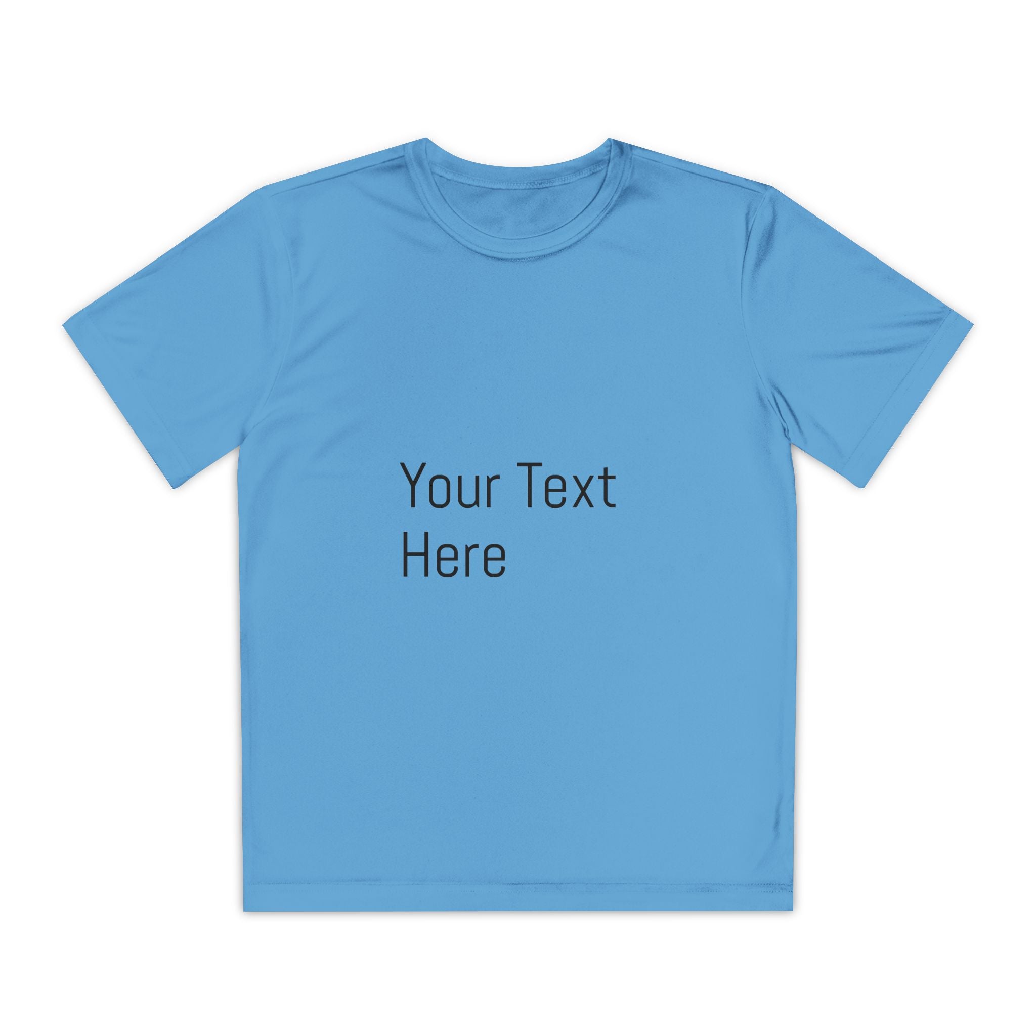 Personalized Youth Competitor Tee, Custom Sports Shirt, Kids Activewear, Birthday Gift, Team Uniform
