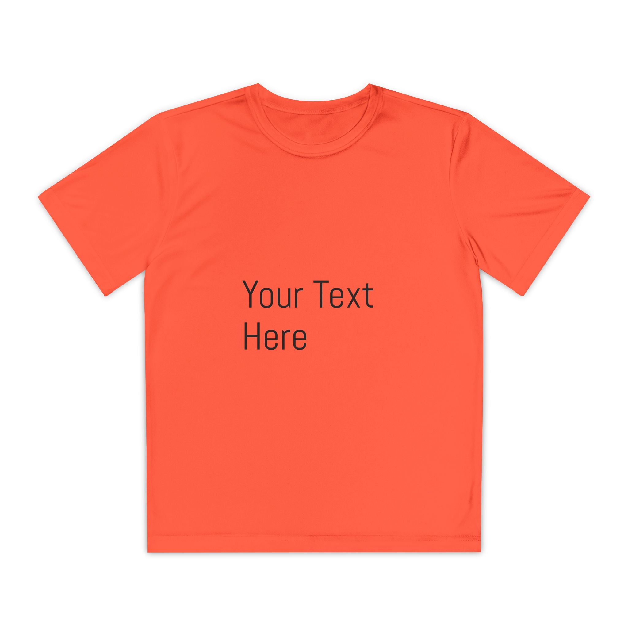 Personalized Youth Competitor Tee, Custom Sports Shirt, Kids Activewear, Birthday Gift, Team Uniform