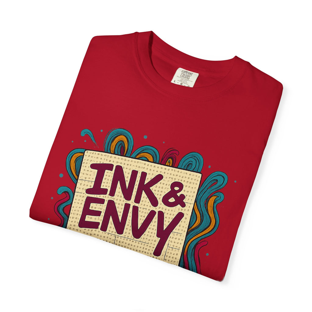 Ink & Envy T-Shirt | Colorful Graphic Tee, Unisex Apparel, Artistic Gift, Casual Wear, Creative Expression