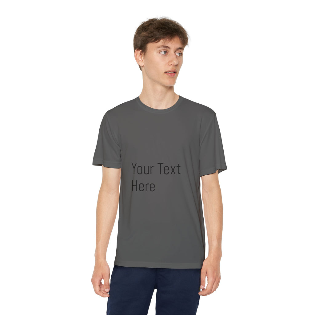 Personalized Youth Competitor Tee, Custom Sports Shirt, Kids Activewear, Birthday Gift, Team Uniform