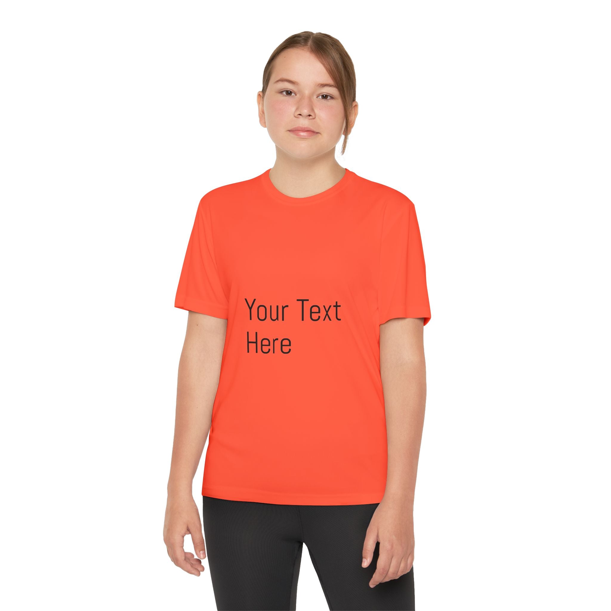 Personalized Youth Competitor Tee, Custom Sports Shirt, Kids Activewear, Birthday Gift, Team Uniform
