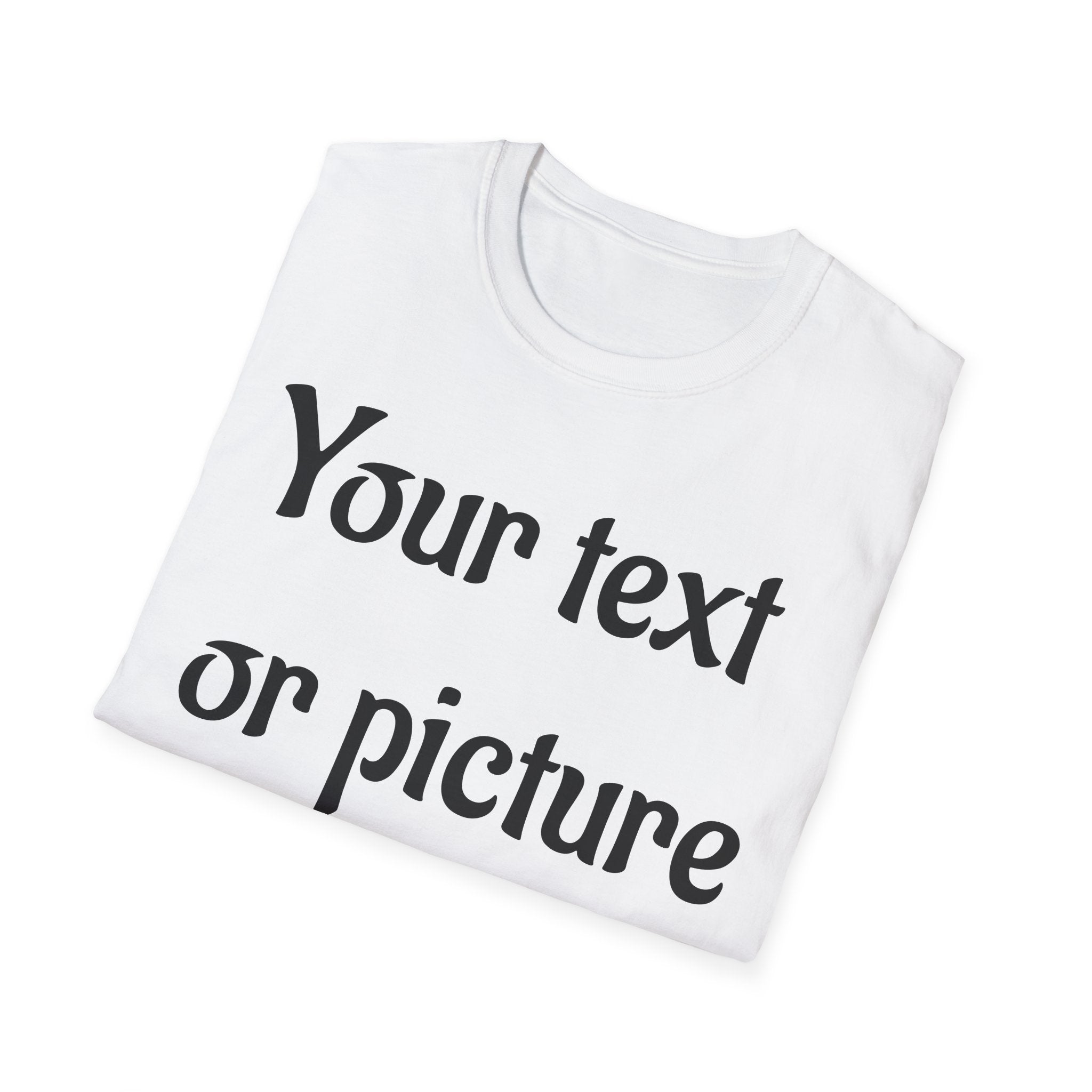 Customizable Unisex Softstyle T-Shirt | Personalized Gift, Funny Tee, Family Reunion, Birthday Present, Casual Wear