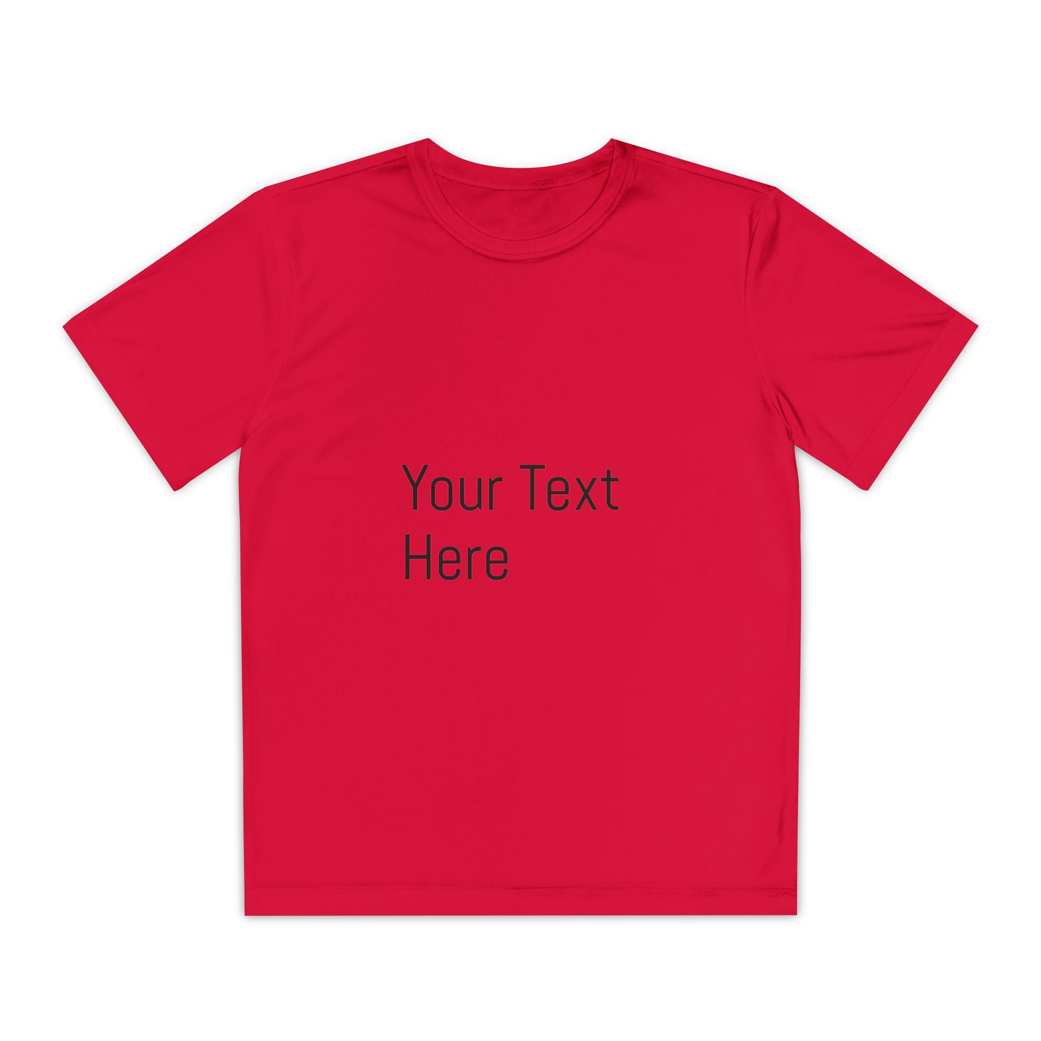 Personalized Youth Competitor Tee, Custom Sports Shirt, Kids Activewear, Birthday Gift, Team Uniform