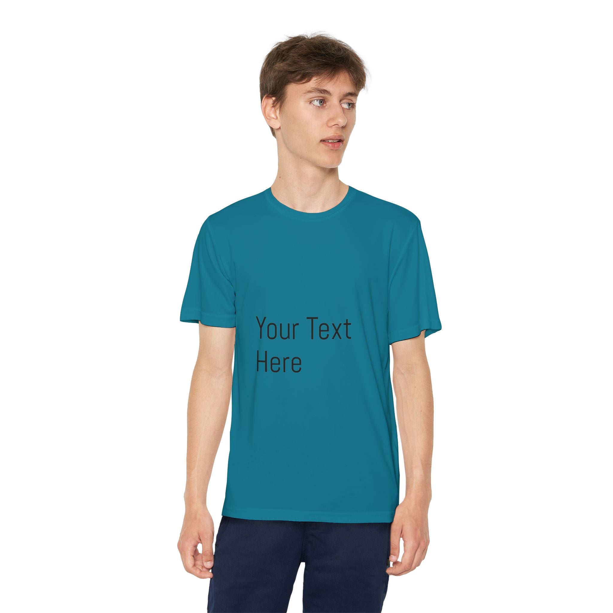 Personalized Youth Competitor Tee, Custom Sports Shirt, Kids Activewear, Birthday Gift, Team Uniform